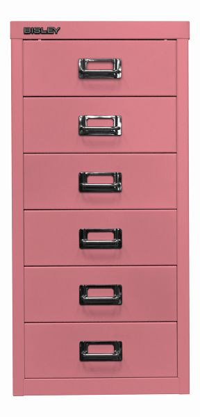 Bisley MultiDrawer, 29er Serie, DIN A4, 6 Schubladen, pink, L296601