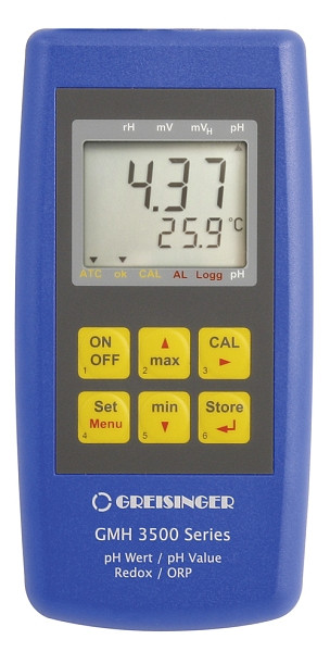 Greisinger pH-/Redox-/Temperatur-Messgerät GMH 3511-G135L02 Standard, 483923