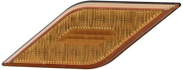 HELLA Blinkleuchte, Shapeline Style, LED, 24/12V, geschraubt/Einbau, Lichtscheibenfarbe: gelb, Stecker: AMP, 2-polig, hinten links, 2BA 013 331-051