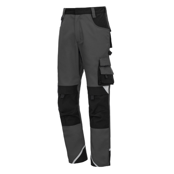 NITRAS MOTION TEX PLUS, Arbeitshose, lang, Größe: 28, Farbe: grau, VE: 10 Stück, 7612-28