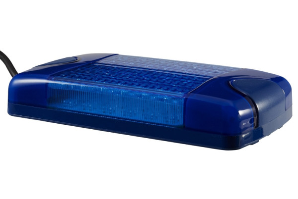 HELLA LED-Blitz-Kennleuchte, Multi F Duraled, 12/24V, blau, Schraubanschluss/Anbau, Kabel: 2580mm, 2XD 965 429-001