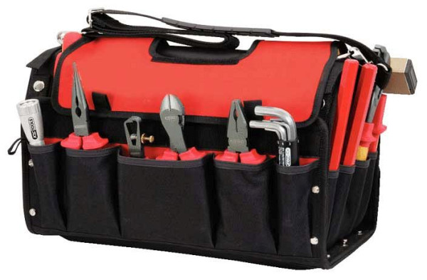 KS Tools Premium Elektriker-Werkzeugkoffer, Nylontasche, 132-teilig, 117.0190