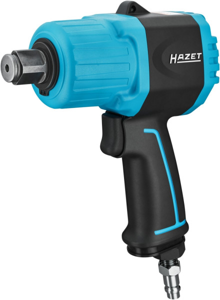 Hazet Twin Turbo Schlagschrauber, Lösemoment maximal [Nm]: 1890 Nm, 3/4 Zoll (20 mm) Vierkant, Hochleistungs-Doppelhammer-Schlagwerk, 9013MTT