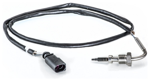 HELLA Sensor, Abgastemperatur, 2-polig, geschraubt, Kabel: 850mm, 6PT 014 494-431