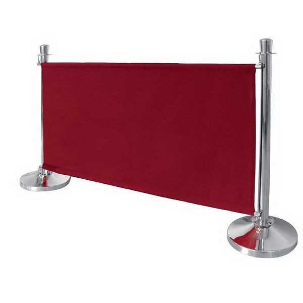 Bolero Abschirmwand rot, 70 x 143 x 2 cm, Segeltuch, CF138