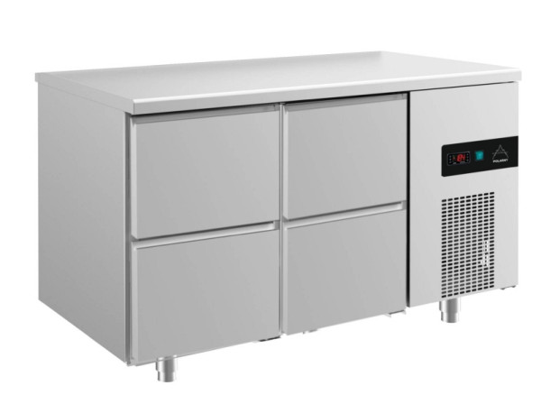 A&S Polarny Kühltisch -2 bis +8°C mit 2x zwei Schubladen, 1400 x 700 x 850 mm, KT2ZZ