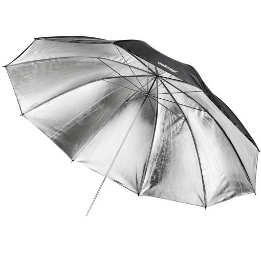 Walimex pro Reflexschirm schwarz/silber 2-lagig, 150cm, 1017667