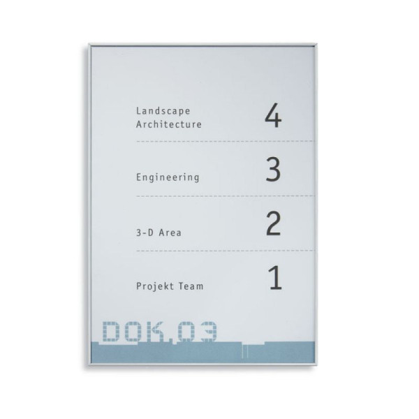 Stein HGS Infotafel 'New Age' DIN A4, 302 mm, nicht abschließbar, na5013