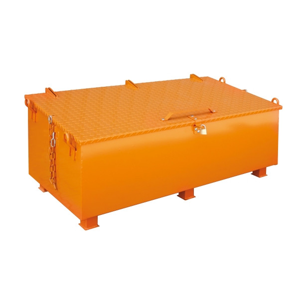 Eichinger Industrie Werkzeugkiste, Stahl, 300 kg, 300 Liter, reinorange, 12100100000000