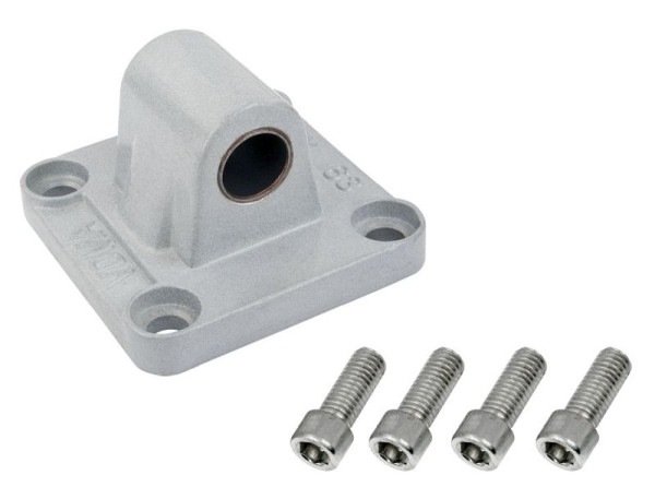 timmer ZTI-BEF-BA-100, Schwenkaugenbefestigung, 1 Schwenkflansch, 4 Befestigungsschrauben, 31601017