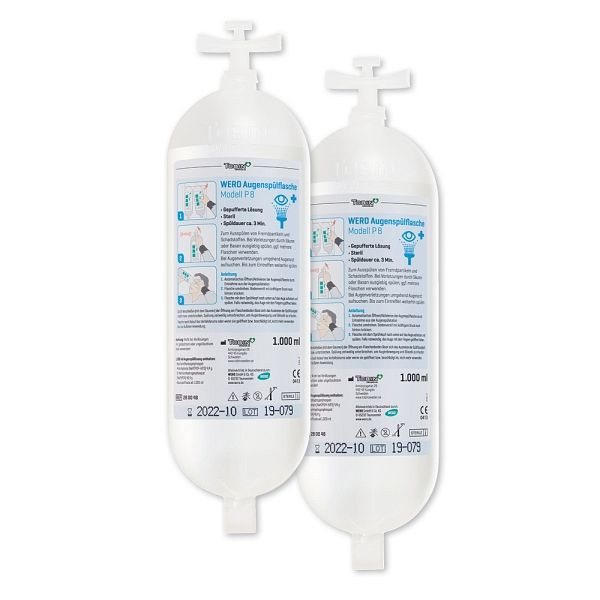 WERO Augenspülflasche Modell P8, VE: 2 x 1000 ml, 280048