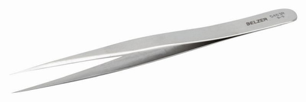 Belzer Uhrmacherpinzette, Spezialstahl, antimagnetisch, 120 mm, 5463-120