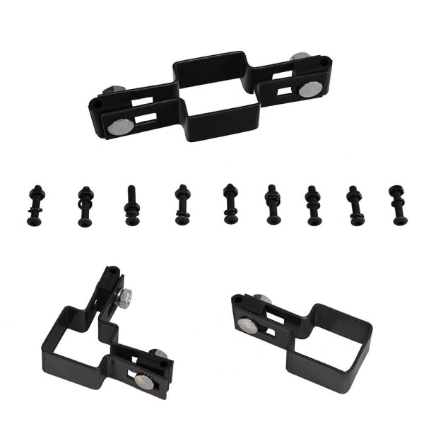 HOME DELUXE Doppelstabmattenzaun MORATA Anthrazit 80 cm x 10 m, 40783