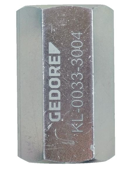 GEDORE KL-0033-3004 Verstellmutter, kurz, 3253821, 4046459172307