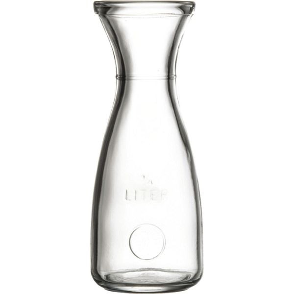 Pasabahce Wein- / Wasserkaraffe aus Glas 0,25 Liter, Ø 67 mm, Höhe 176 mm, VE: 12 Stück, GL4901250