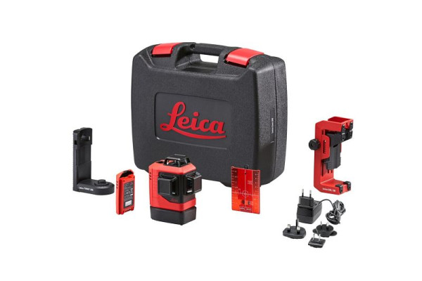Leica Lino L6R-1 selbstnivellierender 3x360° Linienlaser rot, Li-Ionen Akku, 912969