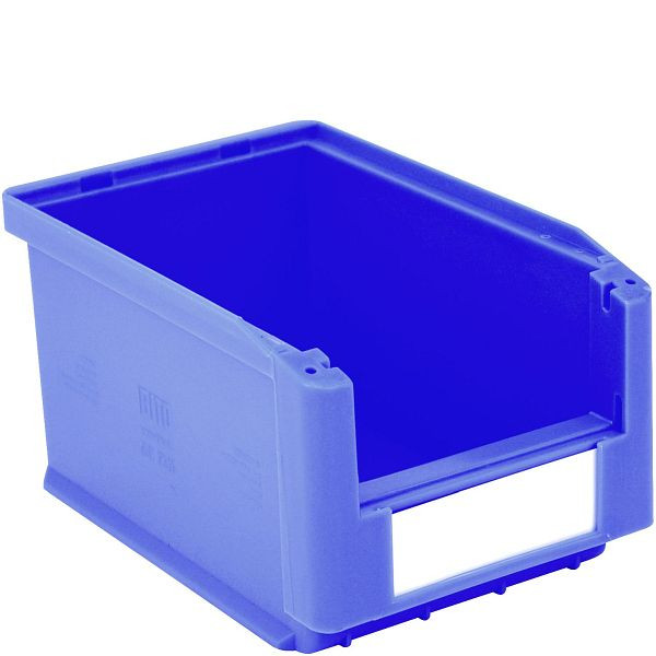 BITO Sichtlagerkasten SK Set /SK2311 230x150x125 blau, inklusive Etikett, 20 Stück, C0230-0005