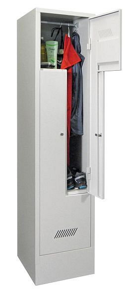 Pavoy Z-Schrank mit Sockel 1850/500/400, 1 Abteile, Drehriegelverschluss, Lüftungsschlitze, 60262-212-022-910905