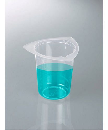 DENIOS Universal-Messbecher aus PP, mit Ausgusslippen, 400 ml, VE: 24 Stück, 281786