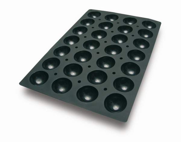 Schneider Backform aus Silikon Halbkugel, 40x 60 cm, Ø 70 mm, Höhe 35 mm, 115302