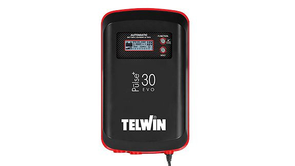 Telwin Batterielade-, Erhaltungslade- und Testgerät für Batterien PULSE 30 EVO 230V 12V/24V, 807610