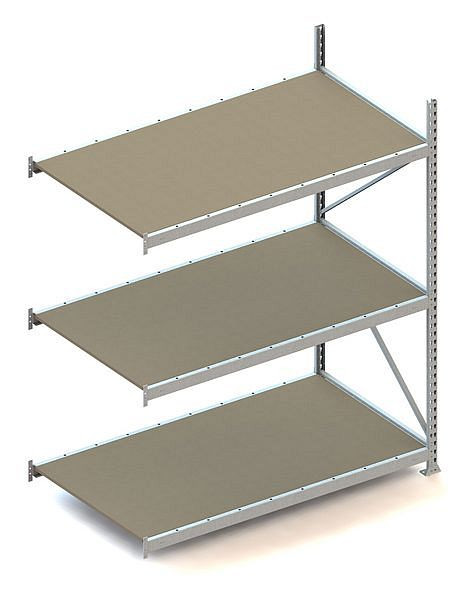 Meta MINI-RACK AR 2200x1800x1050 mm, verzinkt, mit Spanplatten, Bodenanzahl: 3, 20051245
