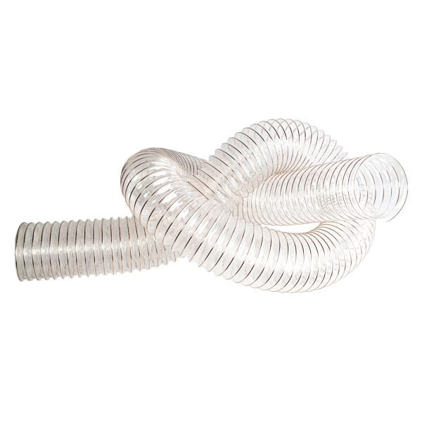 IGM Absaugschlauch transparent 100mm Stutzen - 5 m Länge, FHP-100050