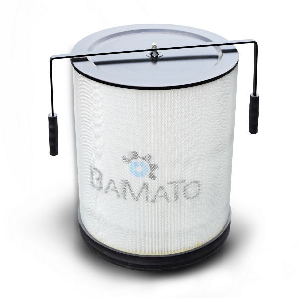 BAMATO Feinstaub-Filterpatrone für Absauganlage AB-2530 / AB-3900, CF3