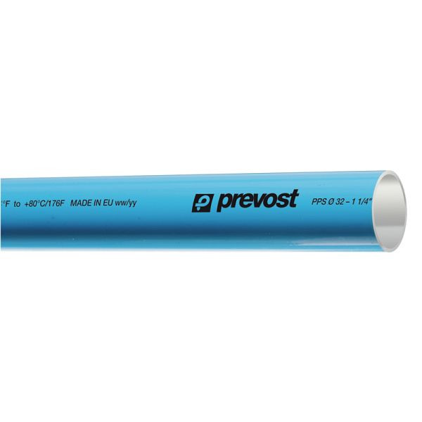 Prevost PPS - Aluminium-Rohr für Druckluft (Blau), Rohraußen-Ø= 20 mm, Länge= 4 m, PPS BTU2040