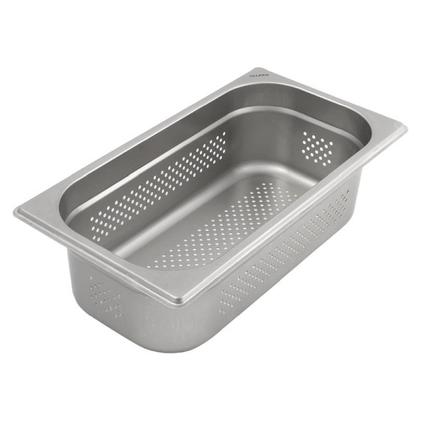 ALLPAX Gastronormbehälter 1/3 mit Lochung, 100 mm Höhe, 10011444