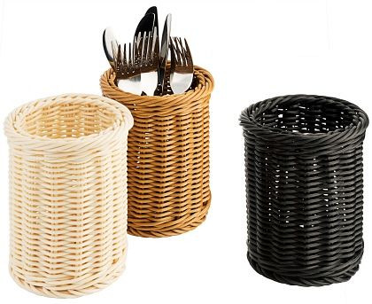 Contacto Besteckkorb, schwarz aus Polypropylen, 4784/157