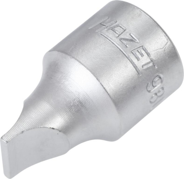 Hazet Schraubendreher-Steckschlüsseleinsatz, Vierkant hohl 12,5 mm (1/2 Zoll), Schlitz Profil, 2 x 13 mm, 980-2X13