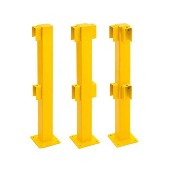 Stein HGS Rammschutzgeländer -Empire- Standpfosten, Anfang/Ende für Innenbereich, kunststoffbeschichtet, Höhe: 1000 mm, 11560