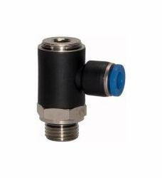 Riegler L-Steckverschraubung mit Innensechskant, drehbar, Außengewinde zylindrisch mit O-Ring (NBR), 109391