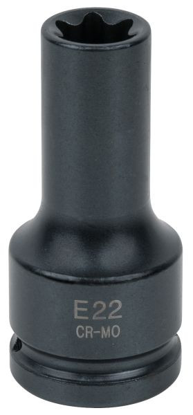 KS Tools 3/4" Torx-E-Kraft-Stecknuss, lang, E22, 460.1507