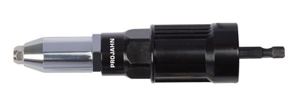 Projahn Profi Blindnietvorsatz-Adapter für Bohrmaschinen und Akkuschrauber 2,4 - 5,0 mm, 398063