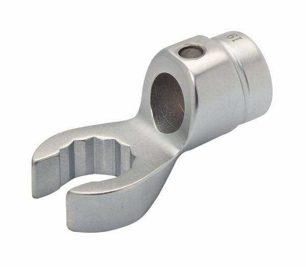 Bahco Offener Hahnenfuß-Ringschlüssel mit runder 16 mm Zapfenaufnahme, SW 10 mm, 169-10