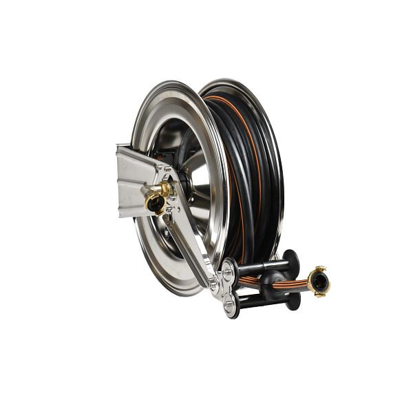 Ebinger Schlauchaufroller OSM 410, Max. 15bar/90°C, 20m - 1/2" Gummischlauch ET, 1.414.105