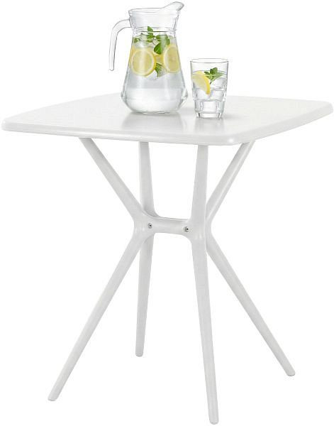 CLP Tisch Becky eckig 72 x 72 cm, weiß, 327029, 4255716370404