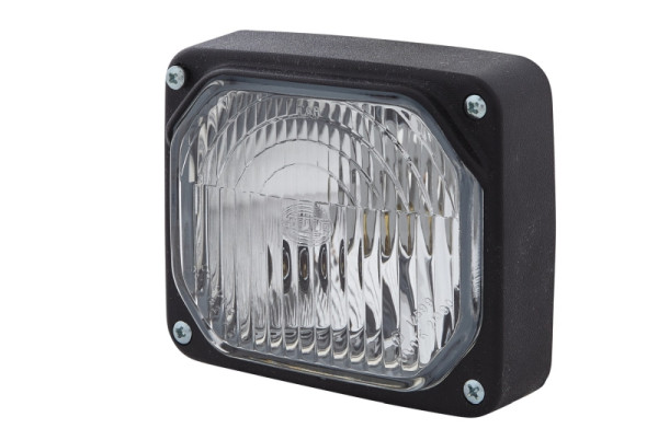 HELLA Halogen-Scheinwerfereinsatz, Hauptscheinwerfer - 12/24V - rechteckig - Einbau - K21090 - Lichtscheibenfarbe: glasklar - links/rechts, 1TA 122 718-001