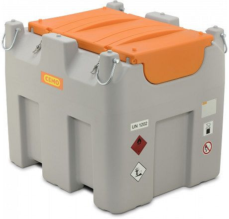 Cemo Dieseltank-Mobil Easy 980 l ohne Pumpe mit Schnellkupplung, 10817