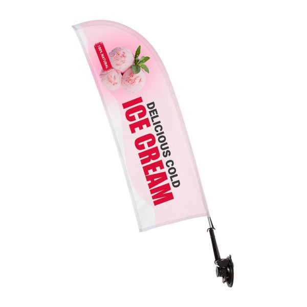 Showdown Displays Fensterflagge Wind Druck Einseitig, WINFLAGW-G