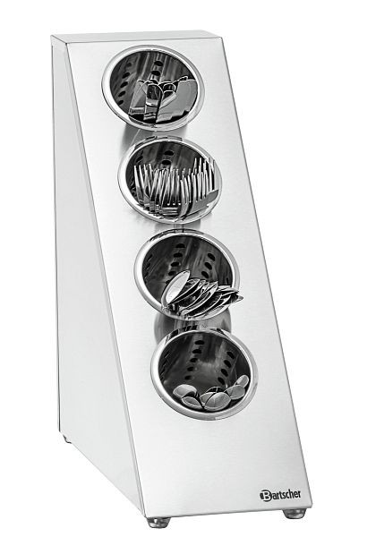 Bartscher Besteckbehälter BK40H, Ausgelegt für: 4 Besteckköcher, Ø 90 mm, H 140 mm, 500443