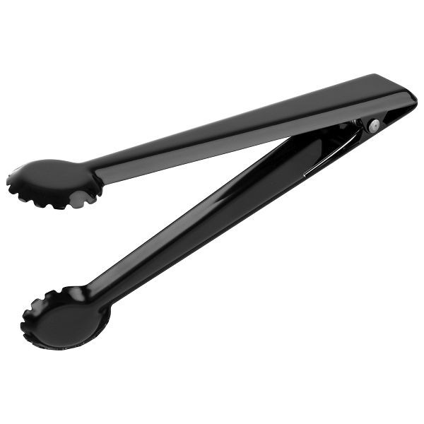 APS Eiszange, Länge: 20 cm, 18/0 Edelstahl, Gunmetal-Look, hochglanzpoliert, mit Befestigungsclip, Schaufelmaß: Ø 3,5 cm, 75855