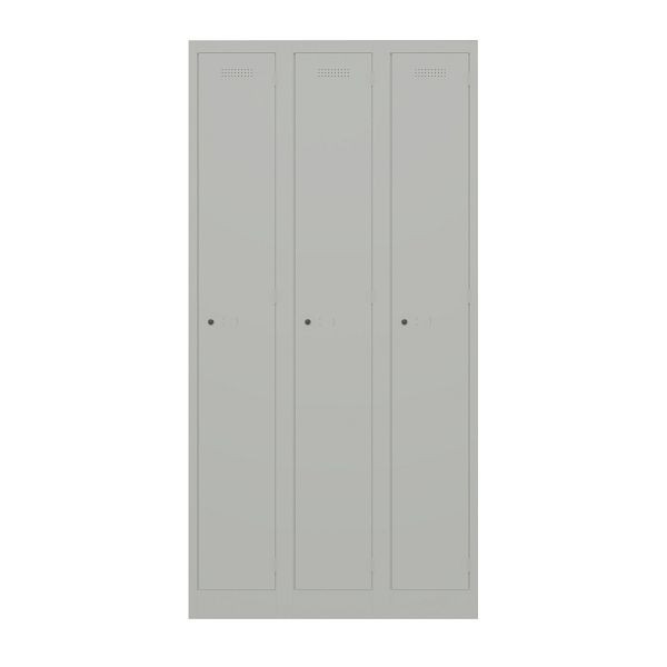Bisley Garderobenschrank Primary Locker, 3 Abteile, 667 york, PL3050T1667