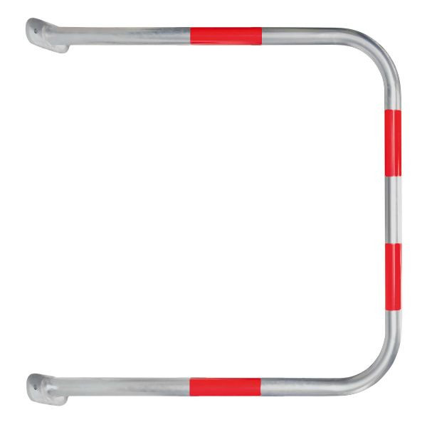 Moravia Wandschutzbügel SafeWall, feuerverzinkt, 1000 x 1000 mm, zum Aufdübeln, 327821