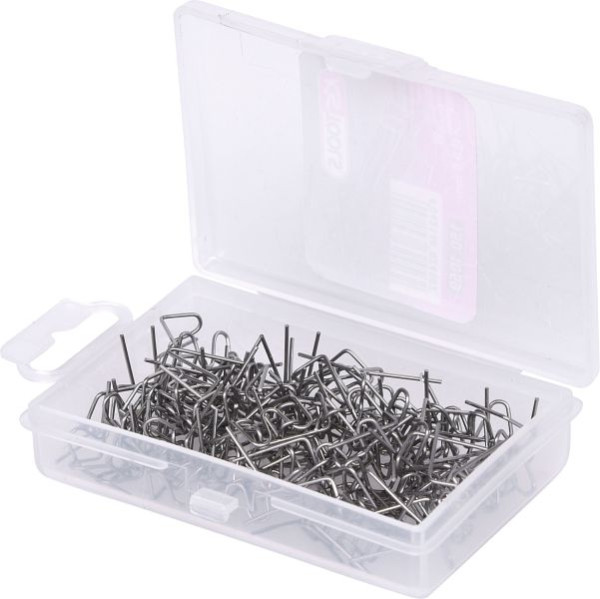 KS Tools Reparaturklammer W-Form Durchmesser 0,8 mm, VE: 100 Stück, 150.1059