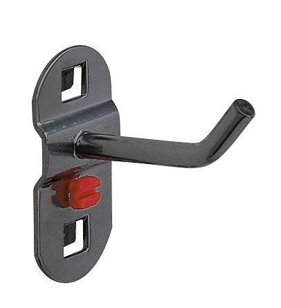 Kappes RasterPlan Werkzeughalter anthrazitgrau, L 50 mm, mit schrägem Hakenende, Ø 6 mm, 4040.00.0108