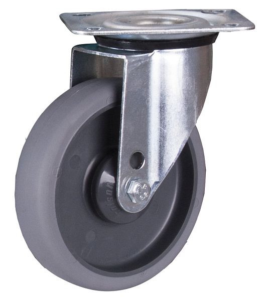 VARIOfit Lenkrolle, 125 x 30 mm, grau, (thermoplastisch), mit thermoplastischer Bandage, lpg-125.050