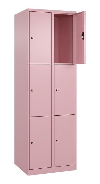 C+P Schließfachschrank Evolo PLUS, 6 Fächer, 1850x600x500mm, 3015/3015, 049000-203 S10024